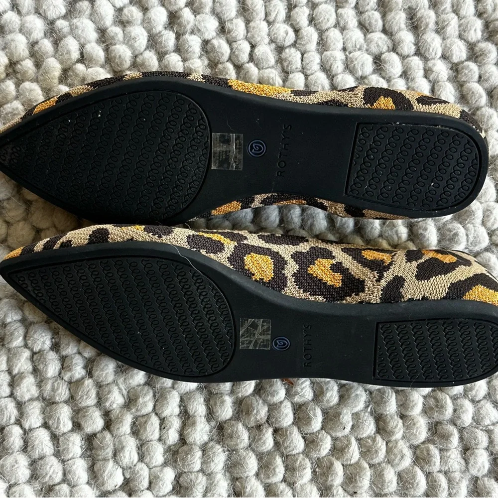 Rothy's Leopard Print Women's Flats - Picture 4 of 4